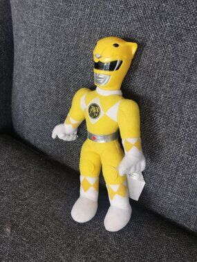 Vintage Power Rangers Yellow Ranger Plush Doll 1993